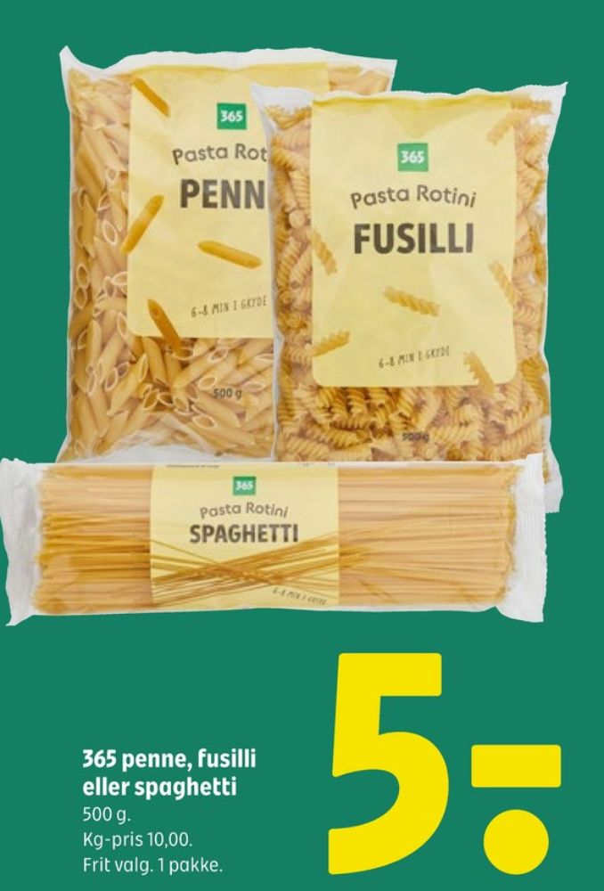 Coop 365, Spaghetti