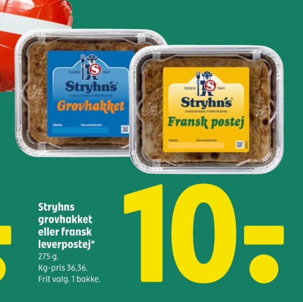 Stryhns Grovhakket, Leverpostej