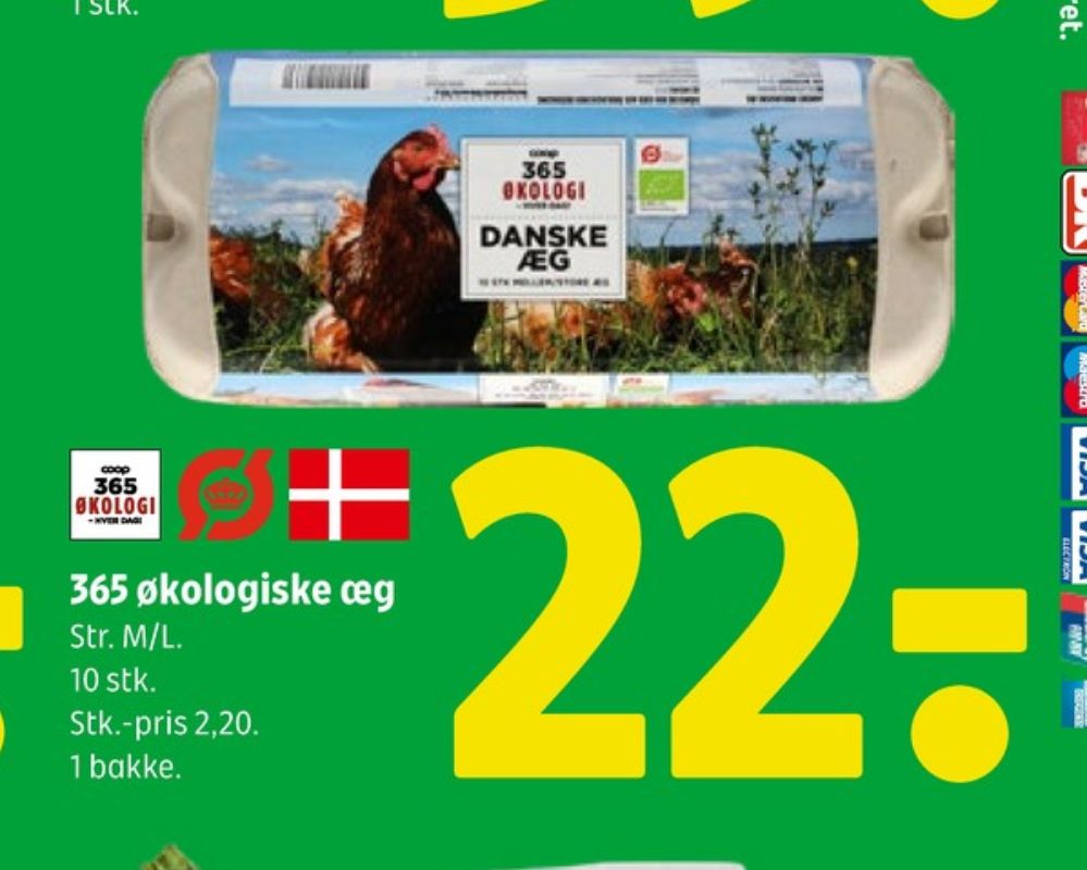 Coop 365, Danske æg M/L