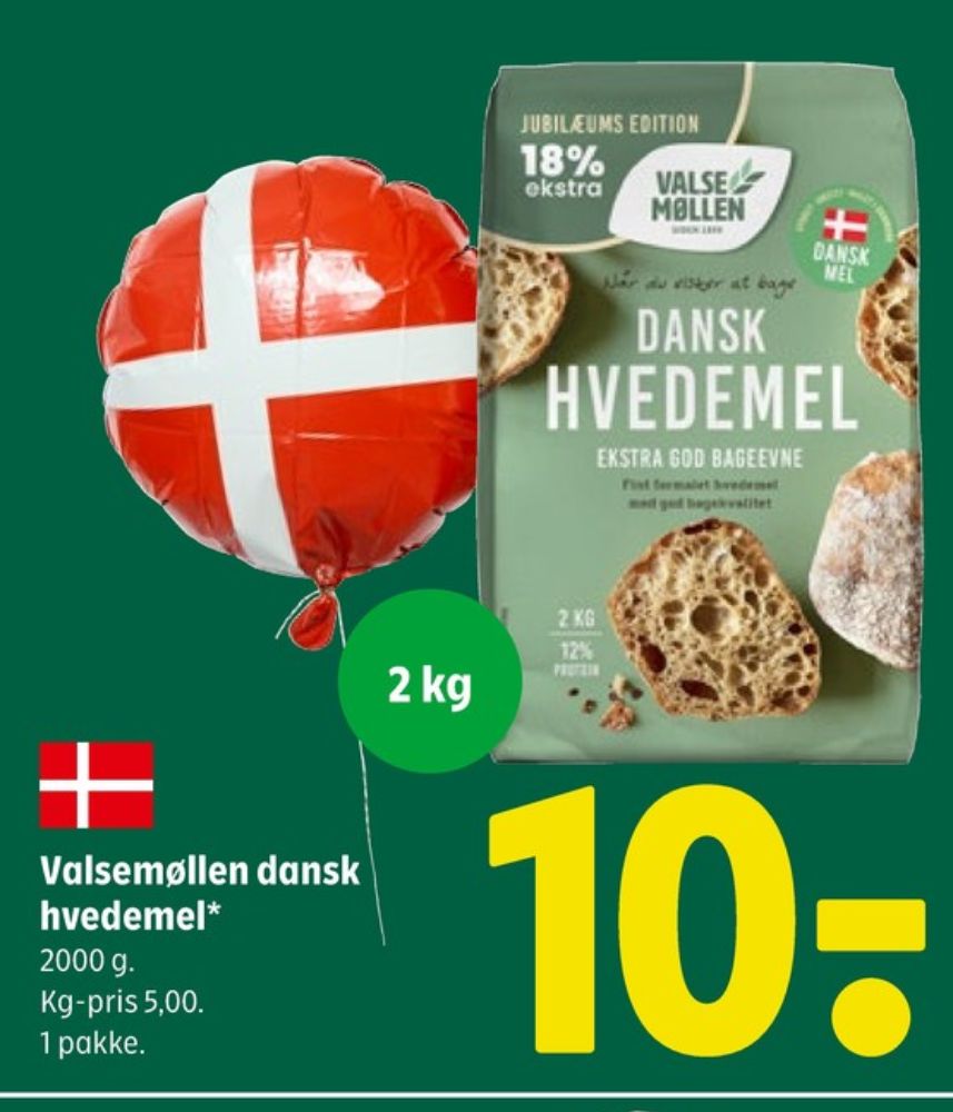 Valsemøllen, Hvedemel Dansk