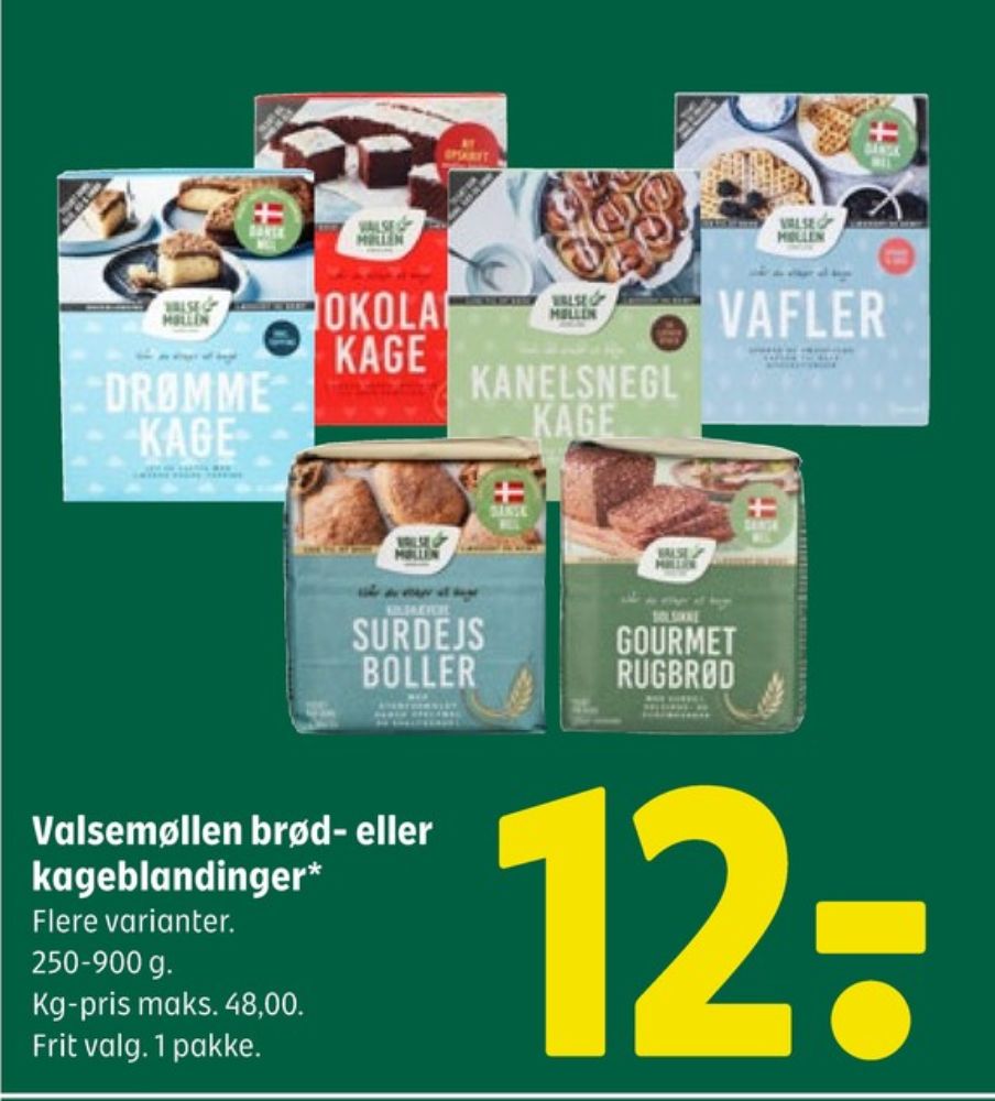 Valsemøllen, Surdejsboller Melblanding