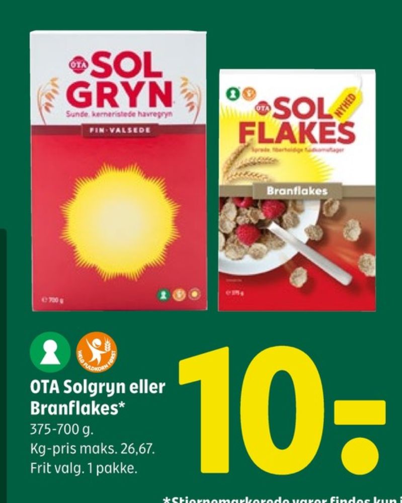 Ota Sol Flakes, Branflakes