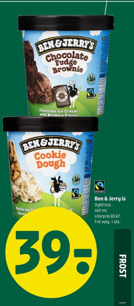 Frisko Ben & Jerry's, Chocolate Fudge Brownie is