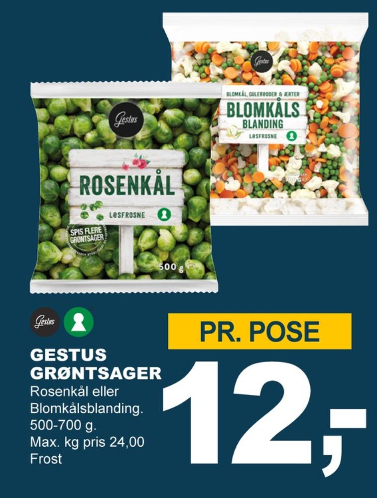 Gestus, Blomkålsblanding