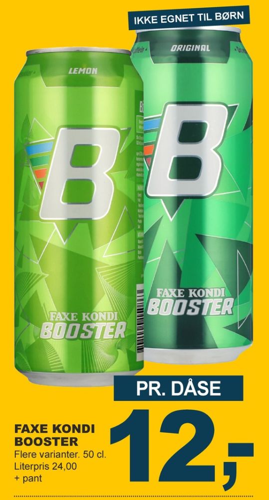 Faxe Kondi Booster , Energidrik