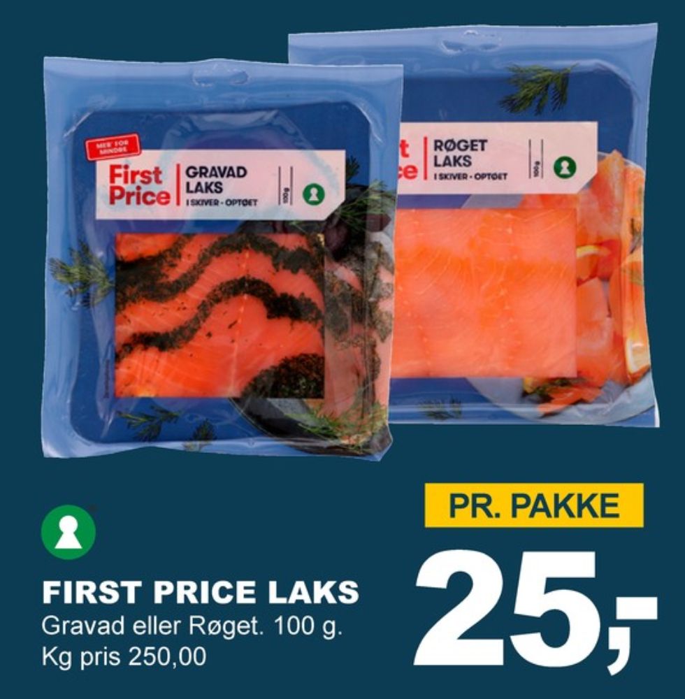First Price, Laks i skiver