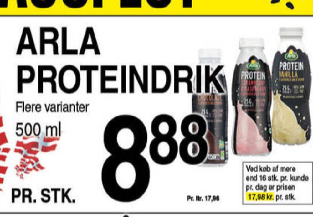 Arla Protein, Proteindrik Strawberry & Raspberry