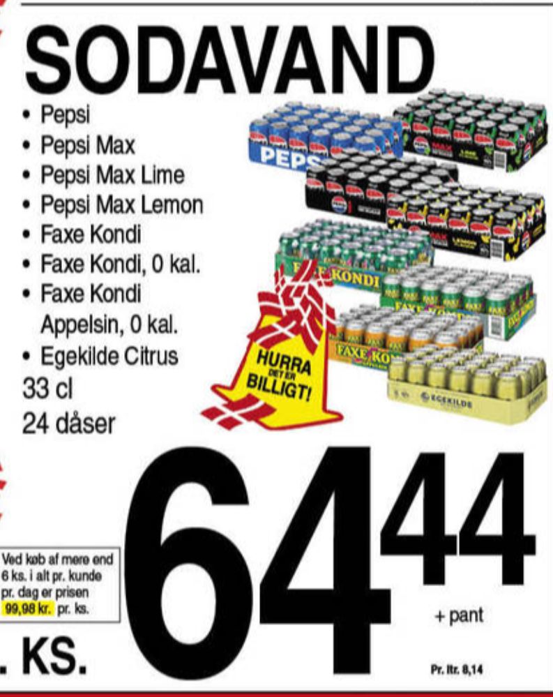 Faxe Kondi 0 Kalorier Appelsin, Appelsinsodavand 24 pk.