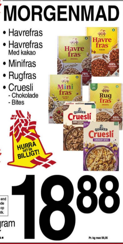 Quaker, Cruesli Crunchy Bites