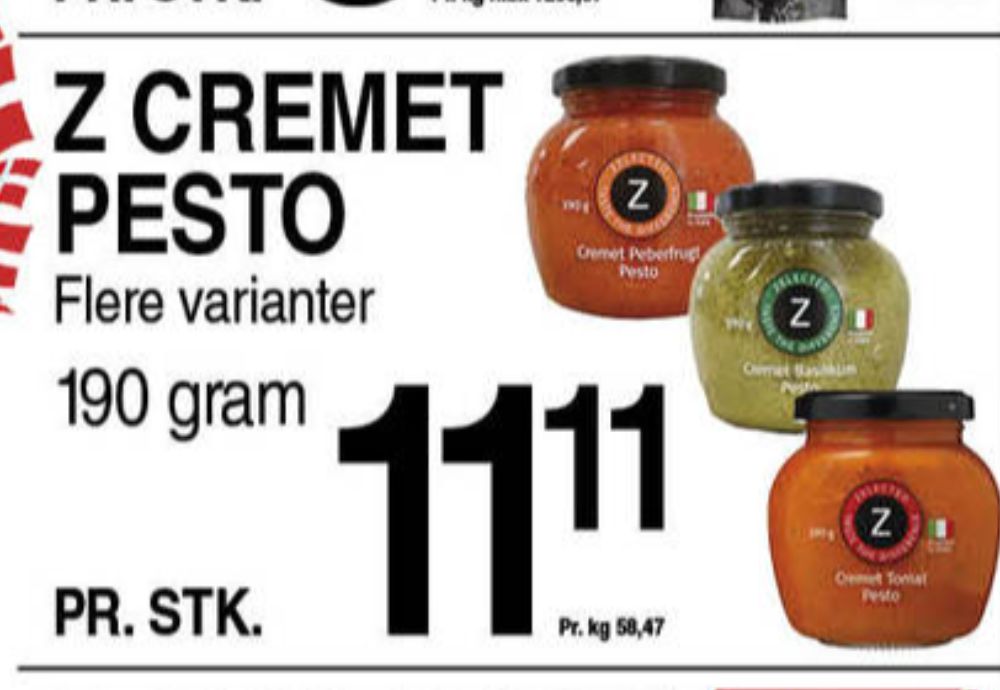 Zelected, Cremet Peberfrugt pesto