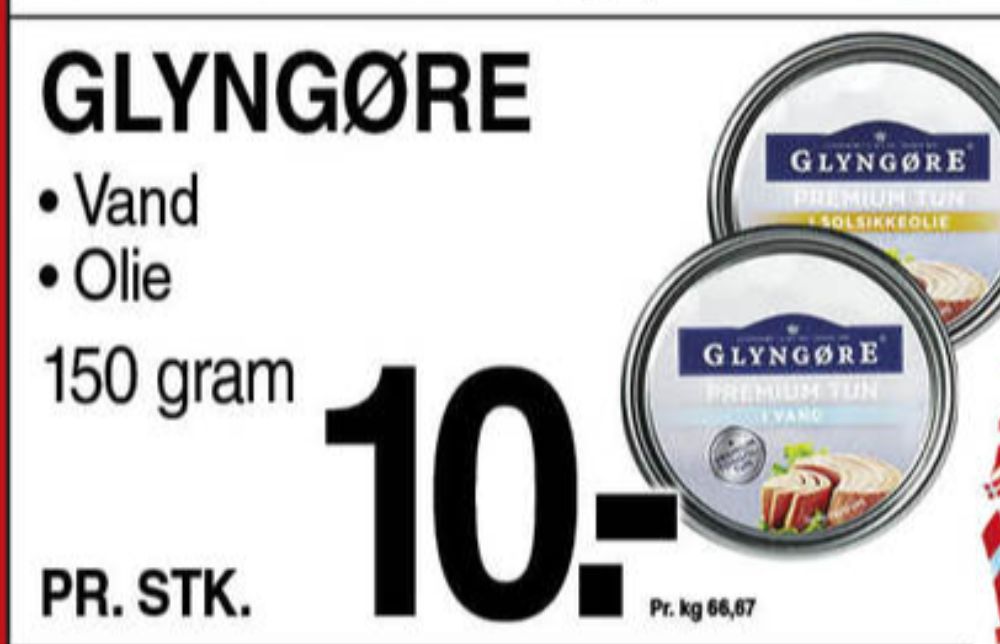 Glyngøre, Tun i vand