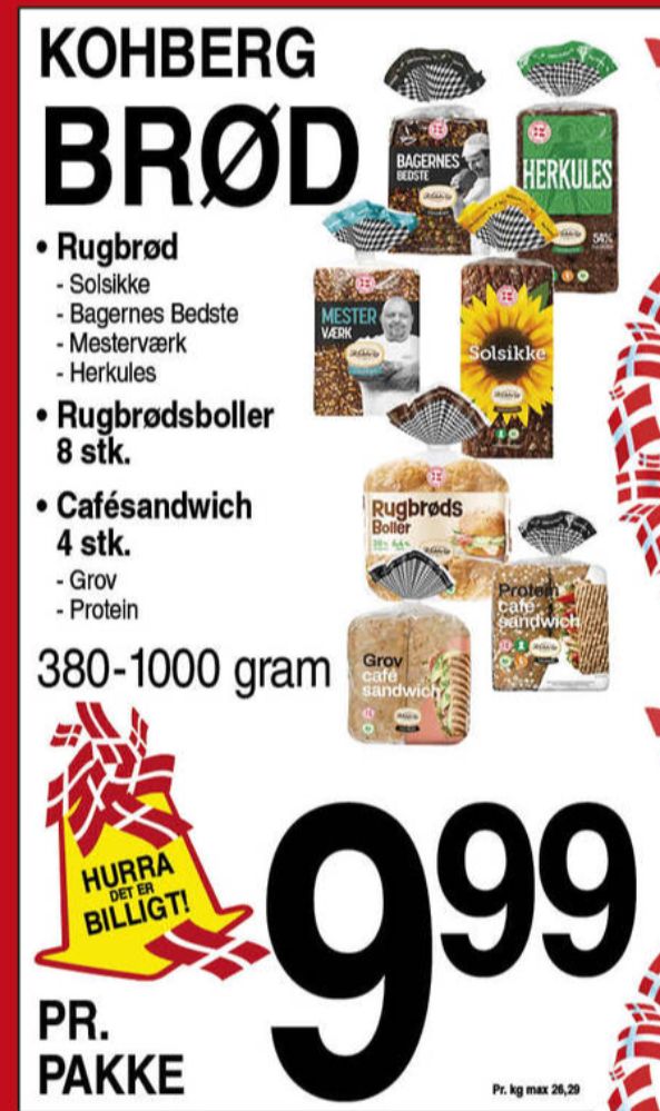 Kohberg, Solsikkerugbrød