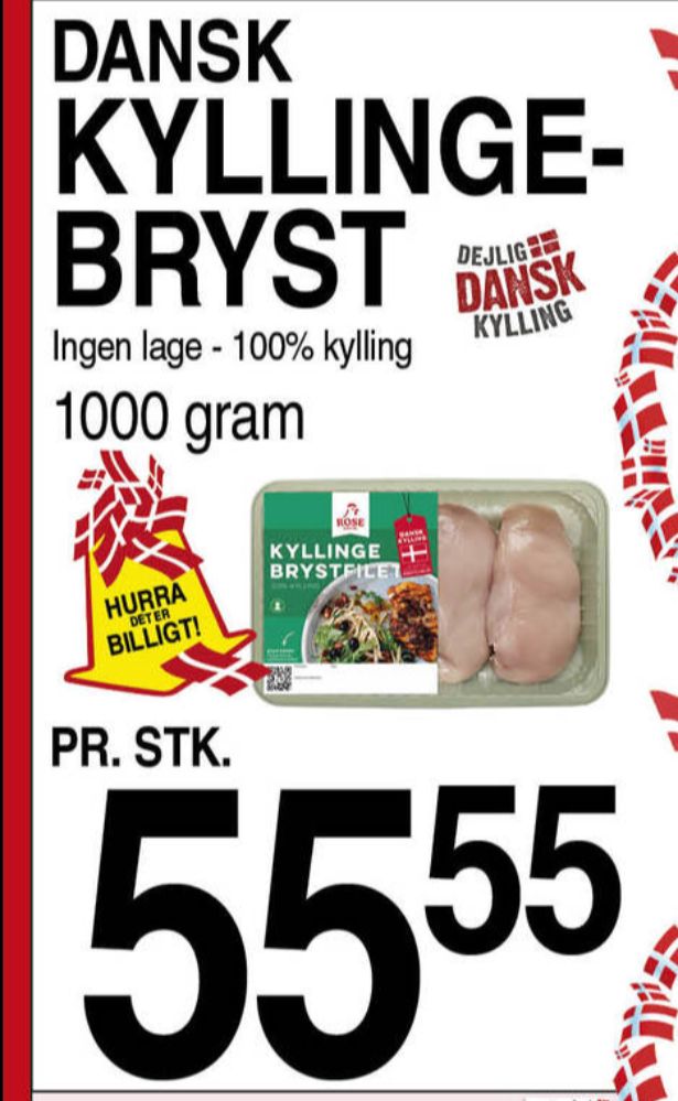 Rose, Kyllingebrystfilet