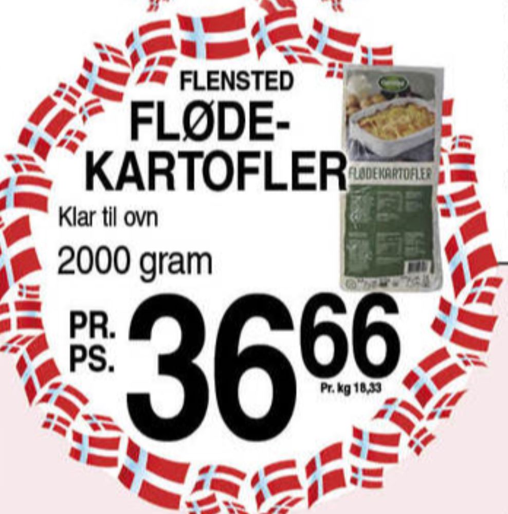 Flensted, Flødekartofler