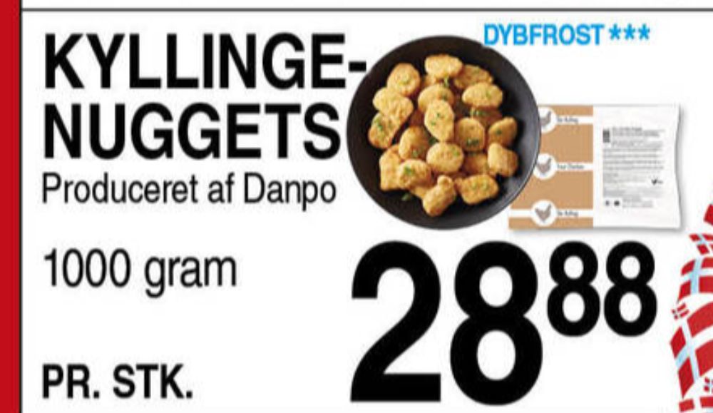 Danpo, Kyllingenuggets