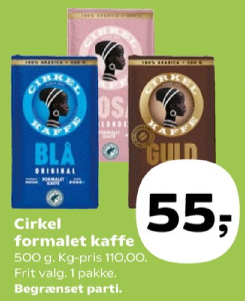 Cirkel Rosa, Kaffe Formalet