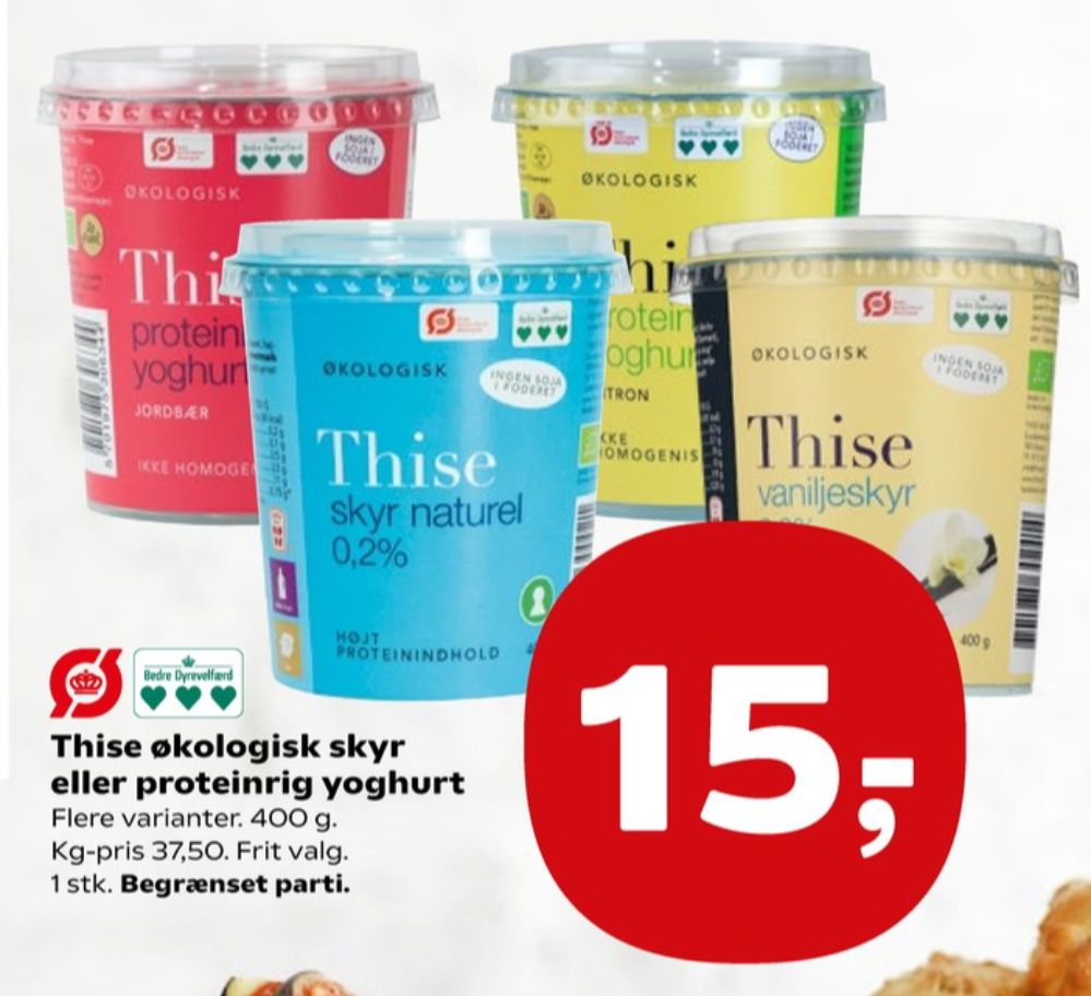 Thise, Proteinrig Jordbæryoghurt