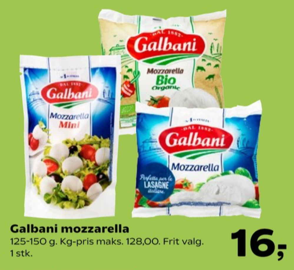 Galbani, Mozzarella