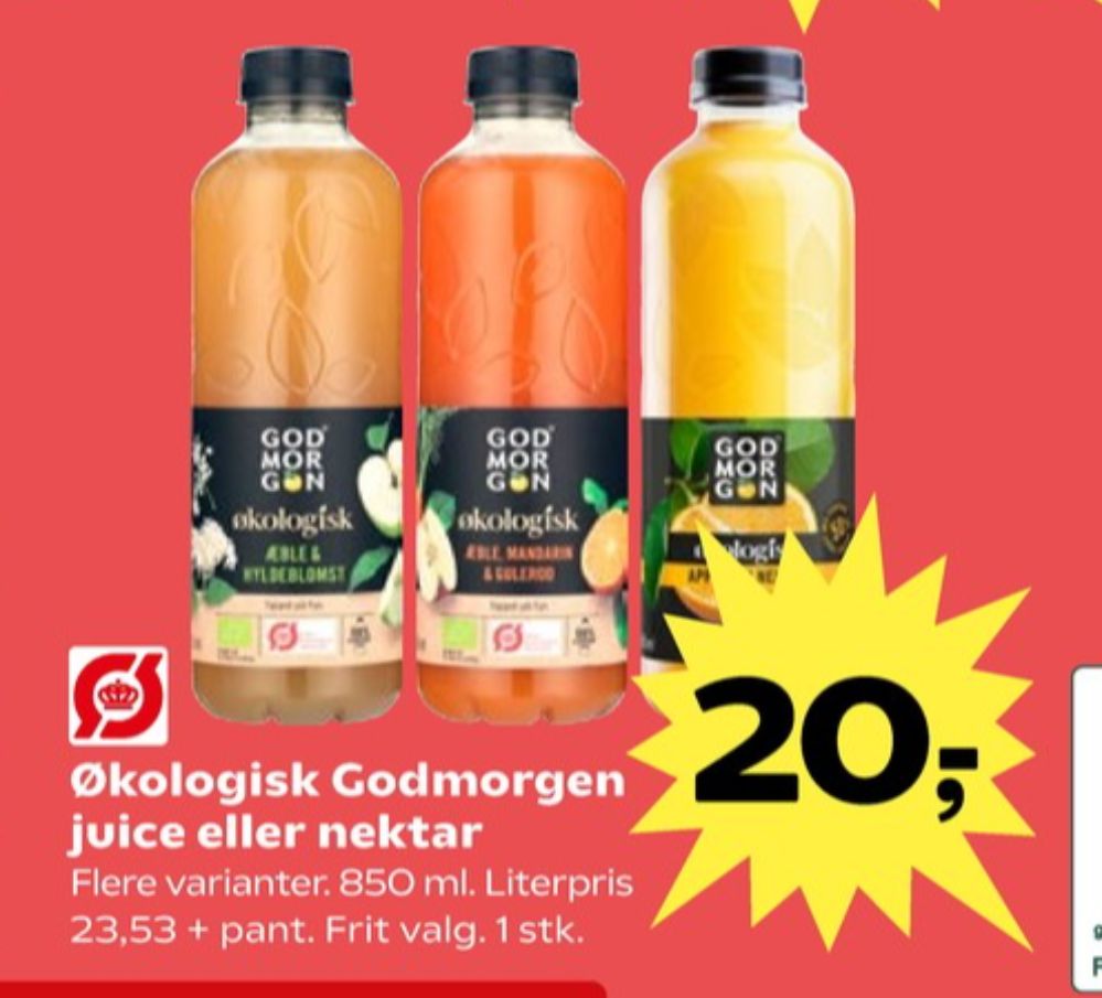 GodMorgen, Æblejuice Mandarin & Gulerod