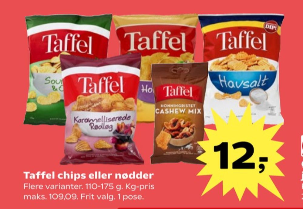 Taffel, Honningristet Cashew mix