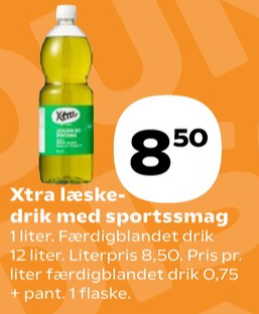 Xtra, Sportssmag Læskedrik 