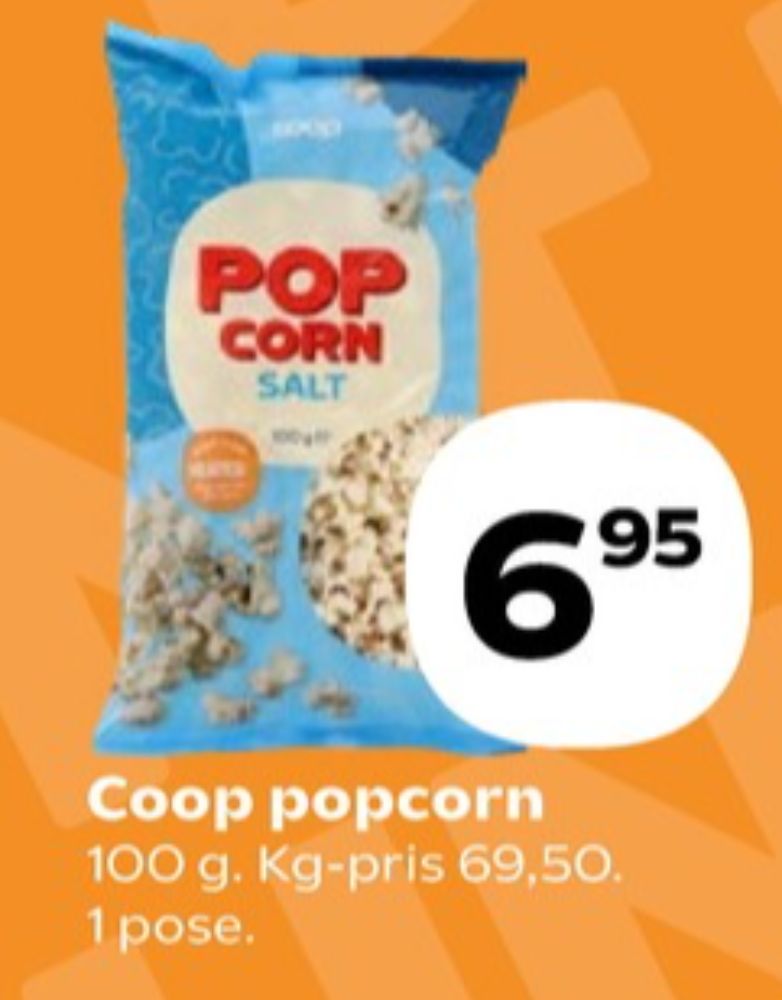 Coop, Popcorn Salted