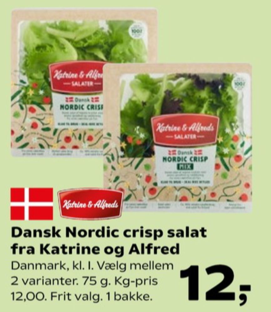 Katrine & Alfreds, Salat