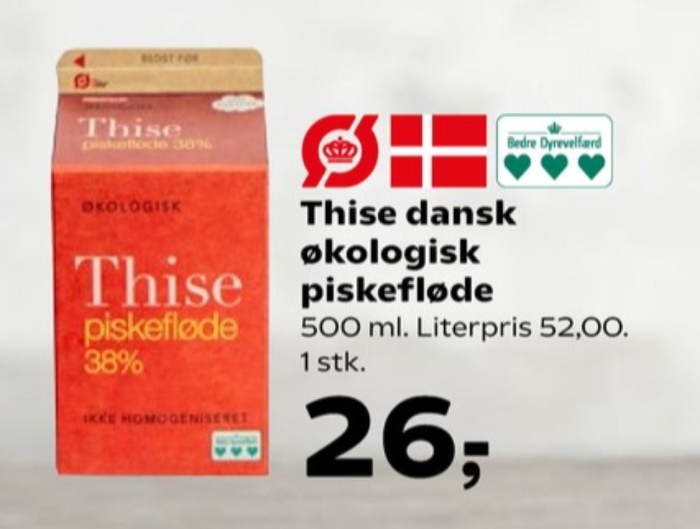 Thise, Piskefløde 38%
