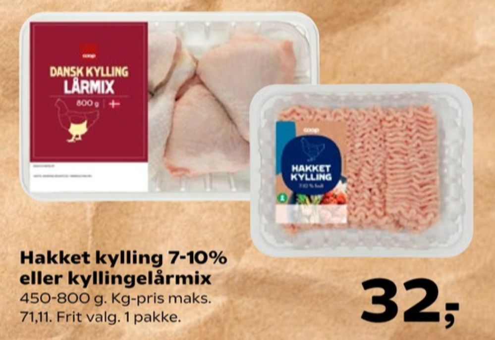 Coop, Kyllingelårmix