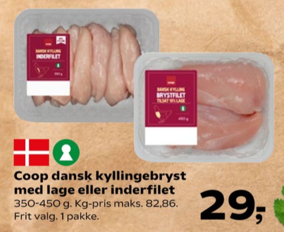 Coop, Kyllingebrystfilet