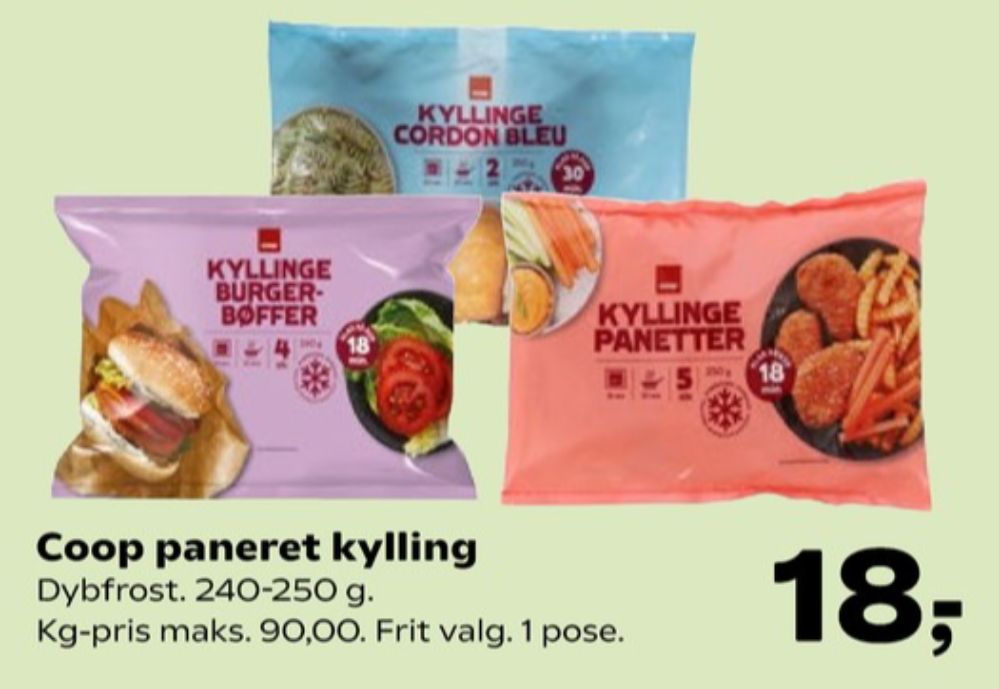 Coop, Kyllingepanetter