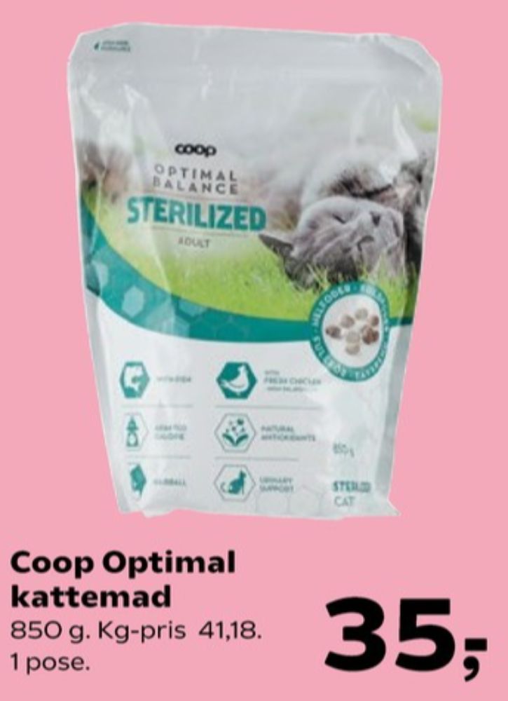 Coop, Kattefoder