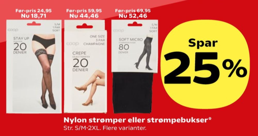 Coop, Strømper