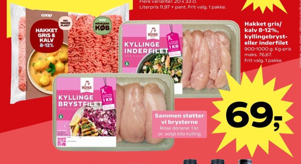 Rose, Kyllingebrystfilet