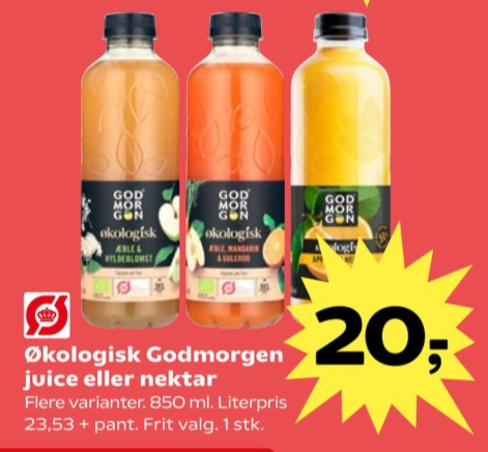 GodMorgen, Æblejuice Mandarin & Gulerod