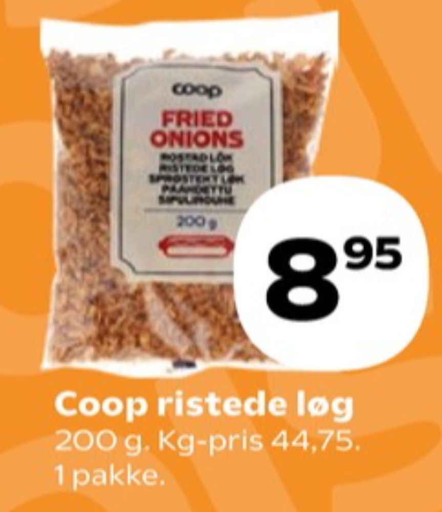Coop, Ristede løg