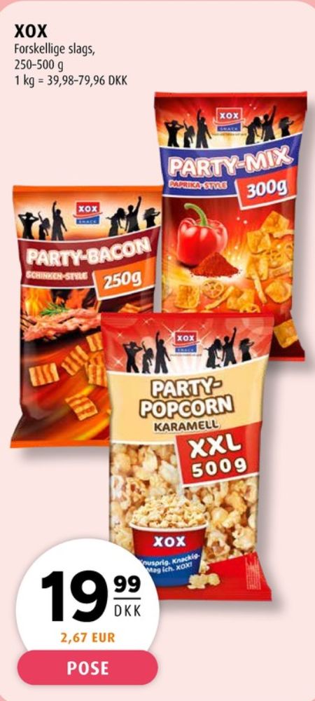 XOX, Party-Bacon