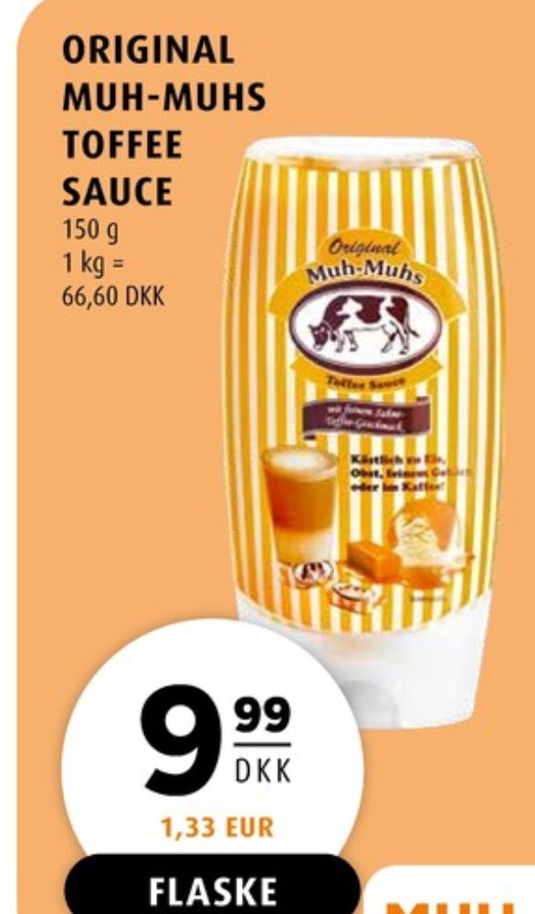 Original Muh-Muhs, Toffee Sauce