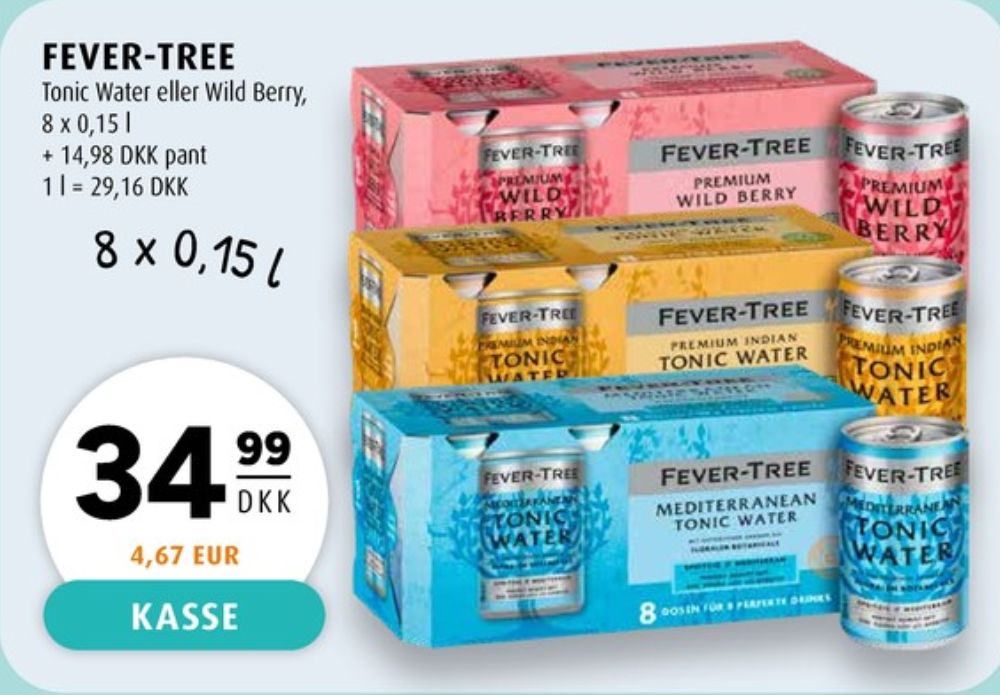 Fever-Tree, Tonicvand 8 pk.