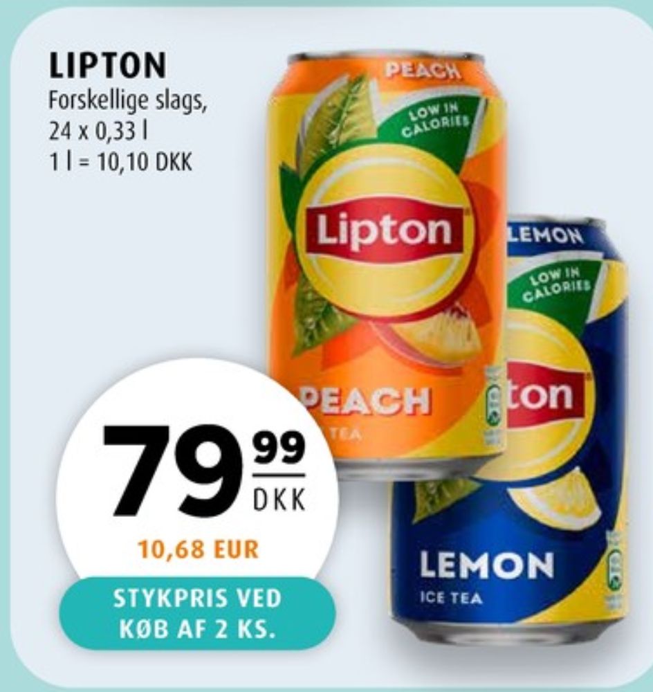 Lipton, Ice Tea Lemon 24 pk.