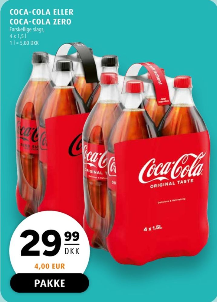 Coca Cola, Cola 4 pk.