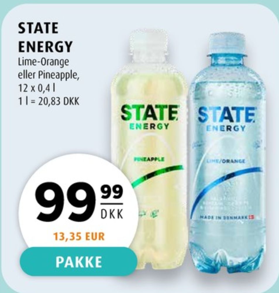 STATE Pineapple, Energidrik 12 pk.