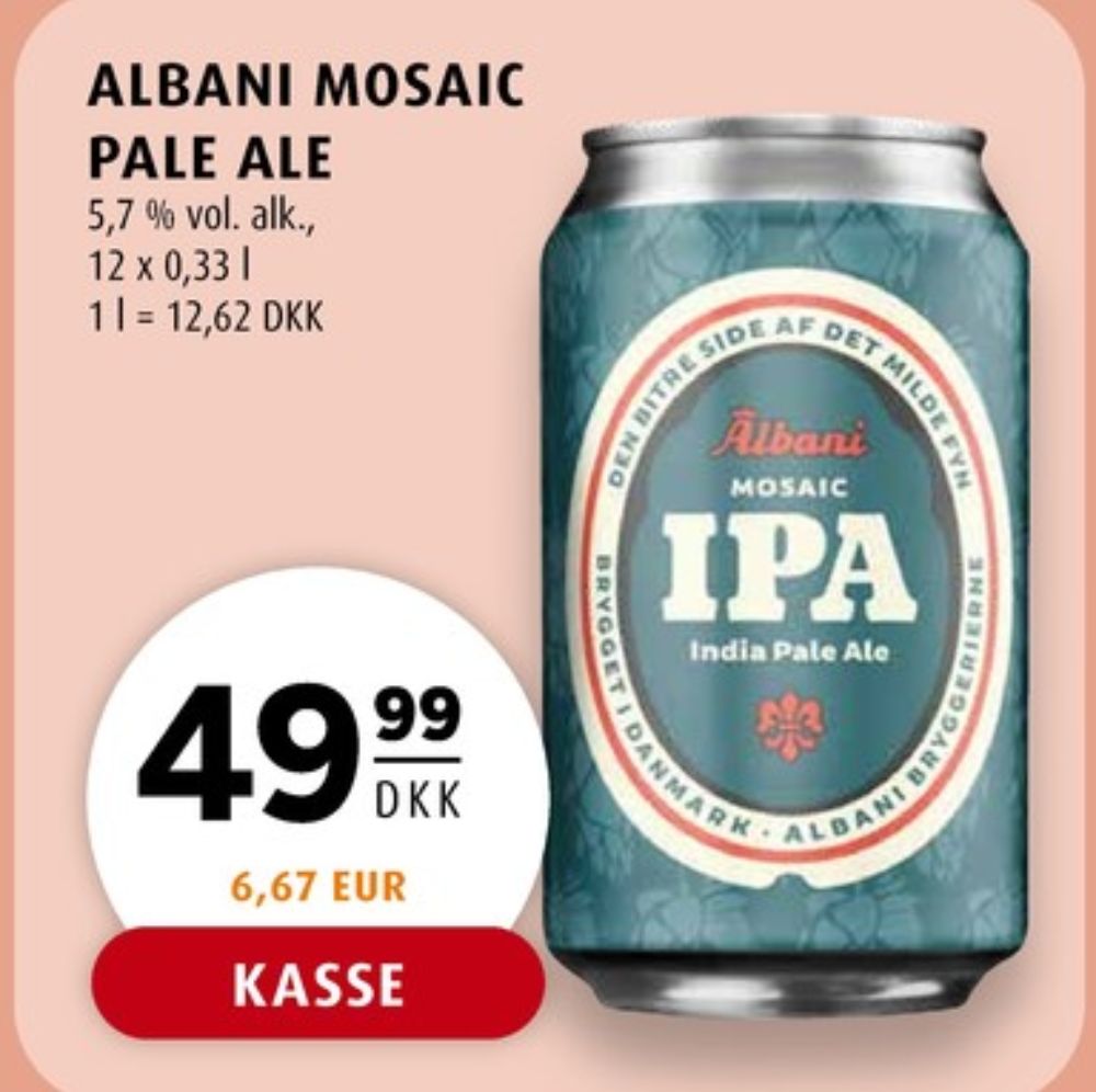 Albani Mosaic IPA, Specialøl