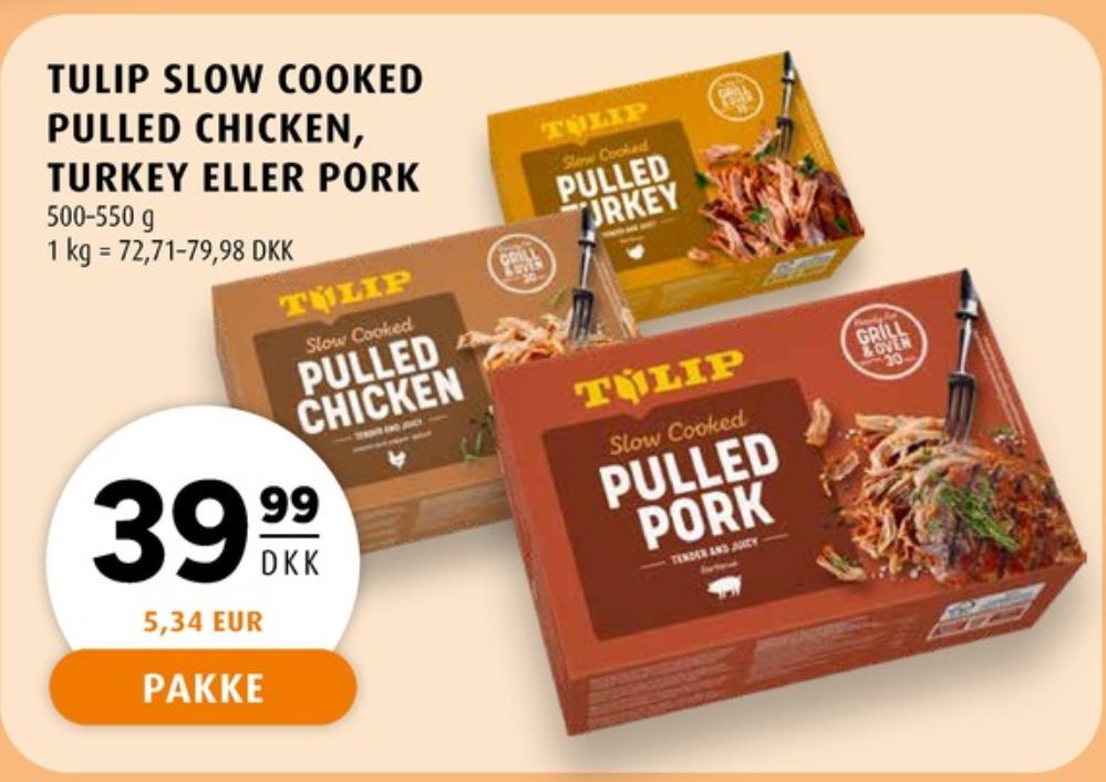 Tulip, Pulled Turkey