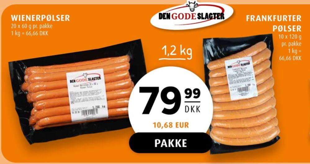 Den Gode Slagter, Wienerpølser