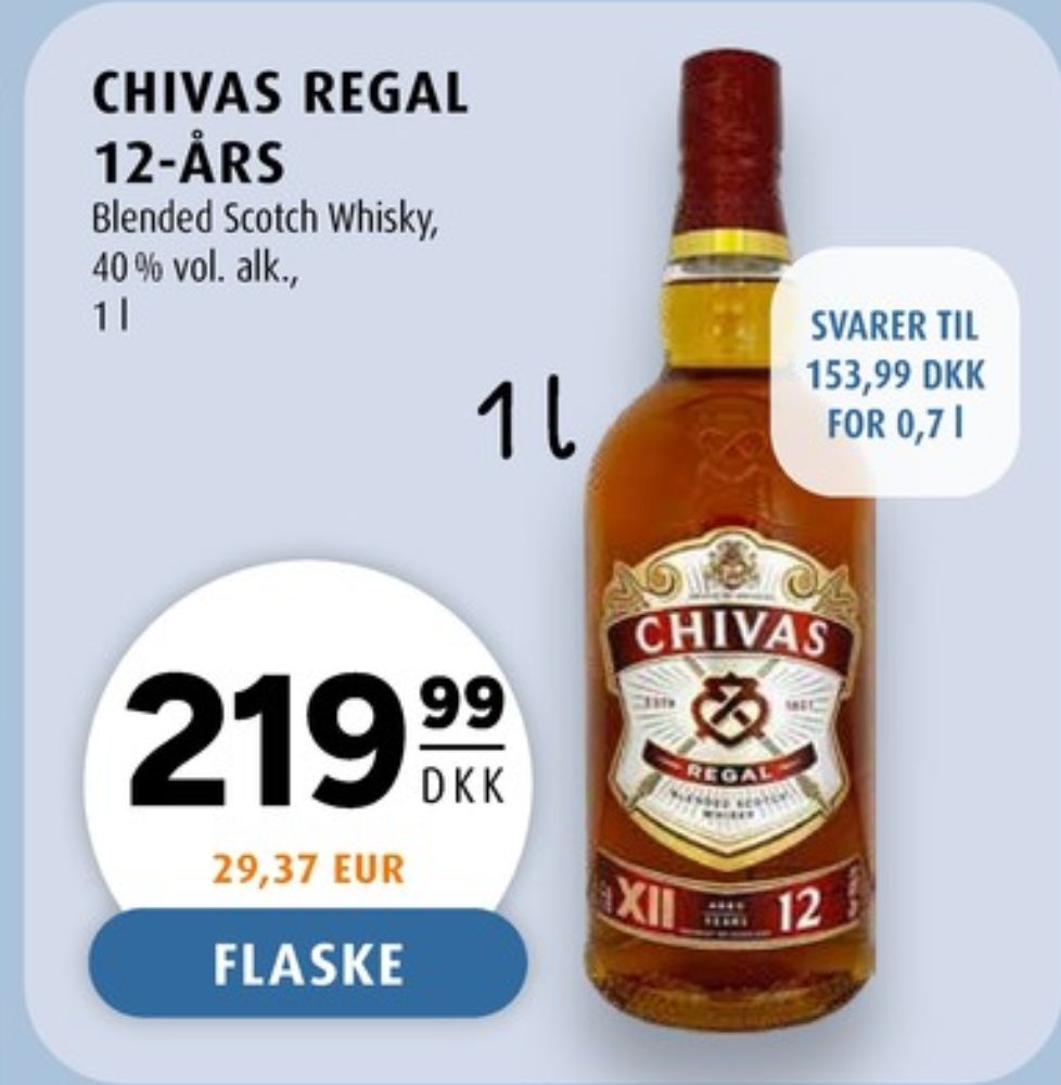 Chivas Regal 12 YO, Whisky