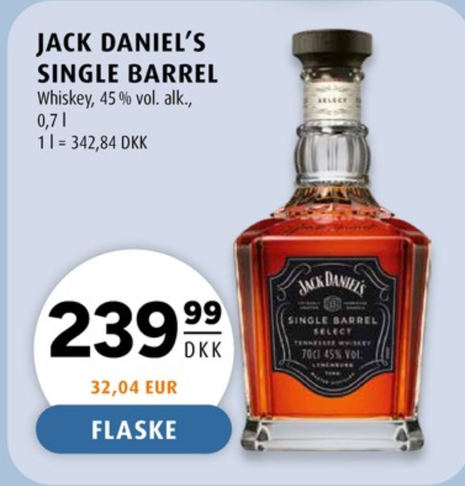 Jack Daniels Single Barrel, Whisky
