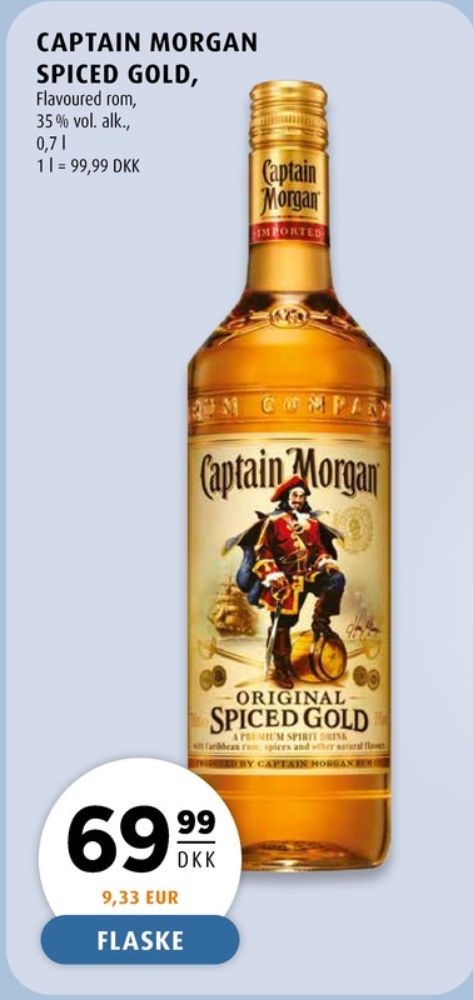 Captain Morgan Spiced Gold, Rom