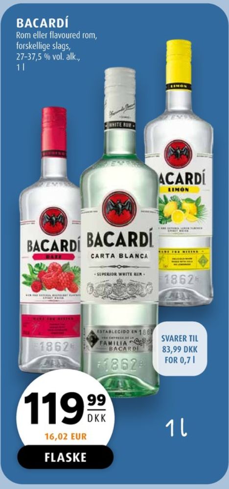 Bacardi Limon, Rom
