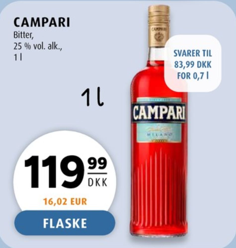 Campari, Bitter